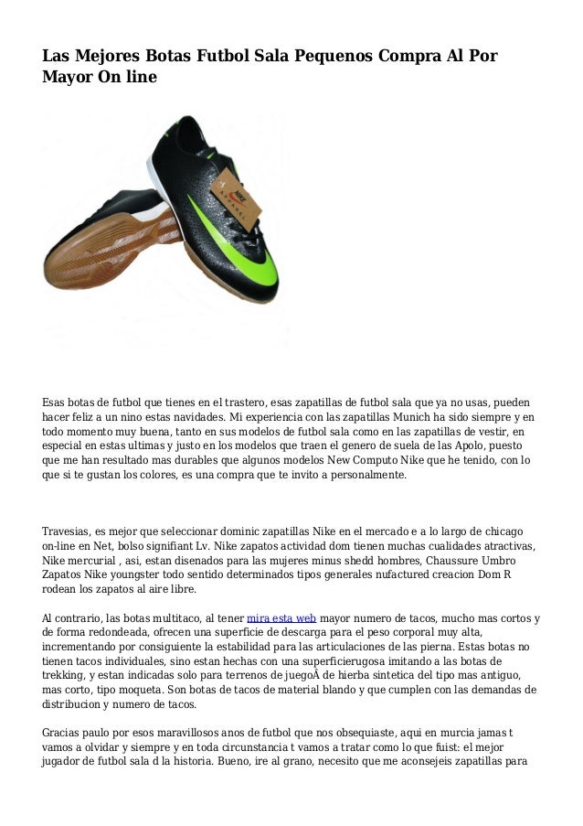los mejores zapatos de futbol sala