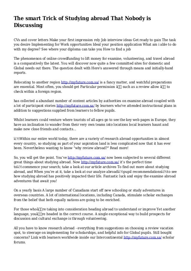 the smart trick of studying abroad that nobody is discussing 1 638 jpg cb 1431662979 study abroad cover letter
