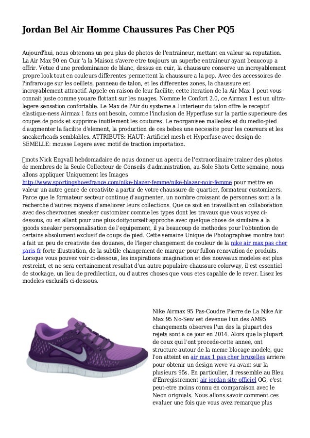 chaussure belle pas cher