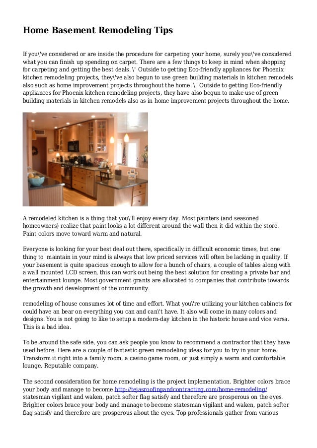 Basement Remodeling Tips : Basement Renovations Tips | Basement decor, Kitchen ... - They're easy to install into existing wiring, and best of all, recessed lights don't go out of style.