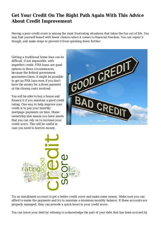 fha poor credit home loan