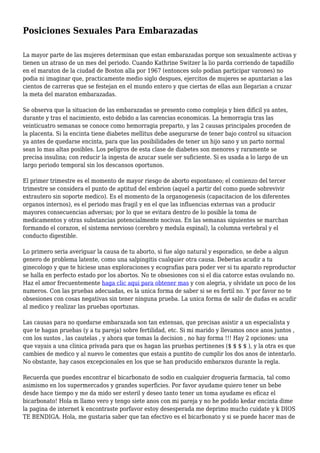 Posiciones Sexuales Para Embarazadas | PDF
