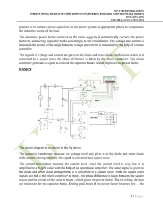 INTELLIGENT AUTOMATIC POWER FACTOR CORRECTION | PDF