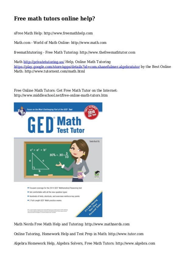 Online homework help free
