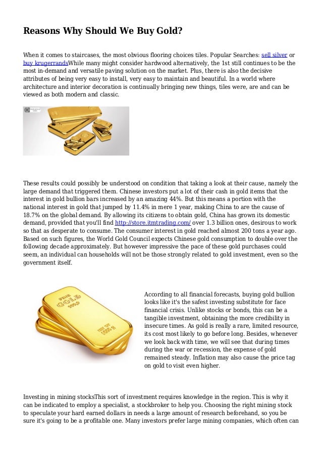 when should we buy gold