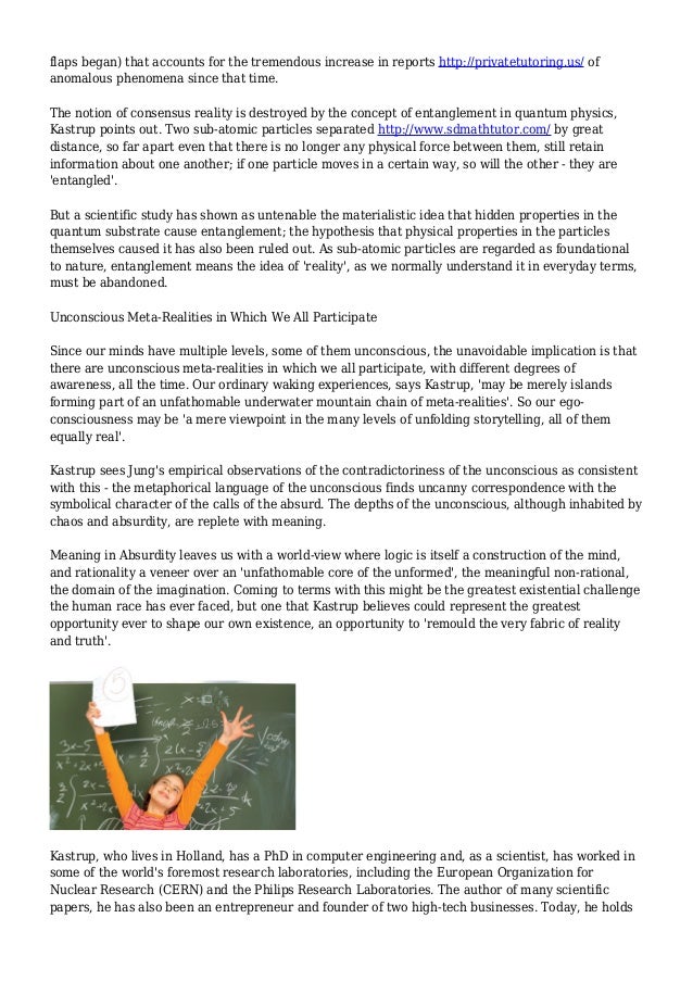 Meaning in Absurdity by Bernardo Kastrup