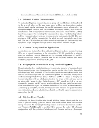 State-of-the-Art Strategies and Research Challenges In Wireless ...