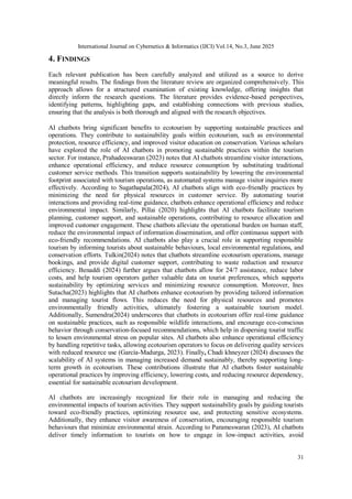 The Evolution of AI Chatbots in Sustainable Tourism: A Systematic ...