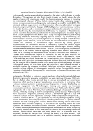 The Evolution of AI Chatbots in Sustainable Tourism: A Systematic ...