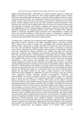 The Evolution of AI Chatbots in Sustainable Tourism: A Systematic ...