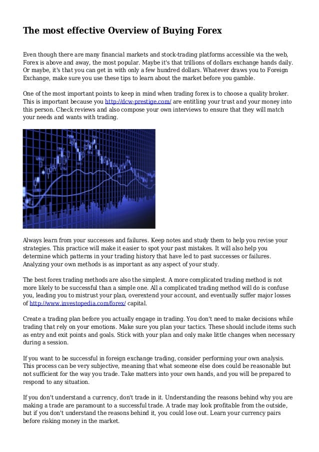 Forex overview ppt