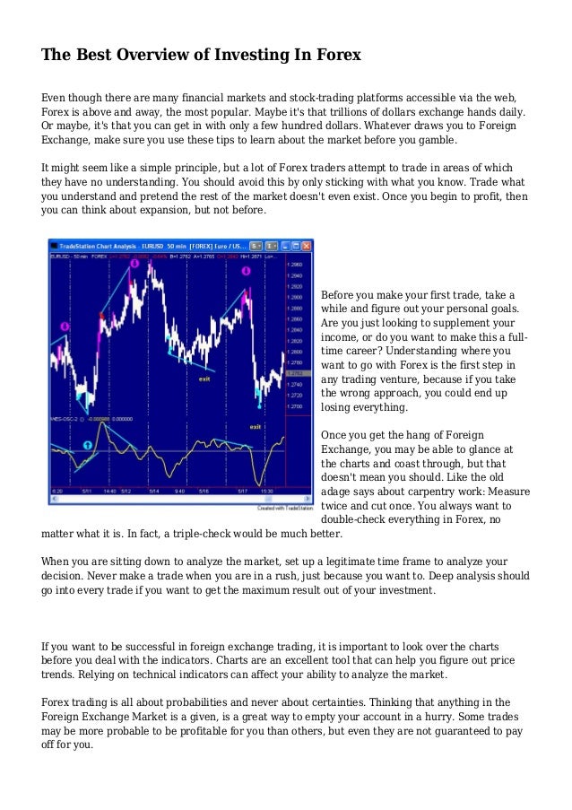 The Best Overview Of Investing In Forex - 