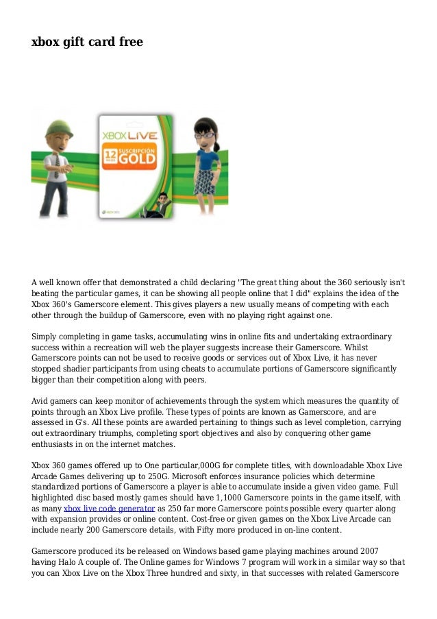 xbox gift card free windows gift card free