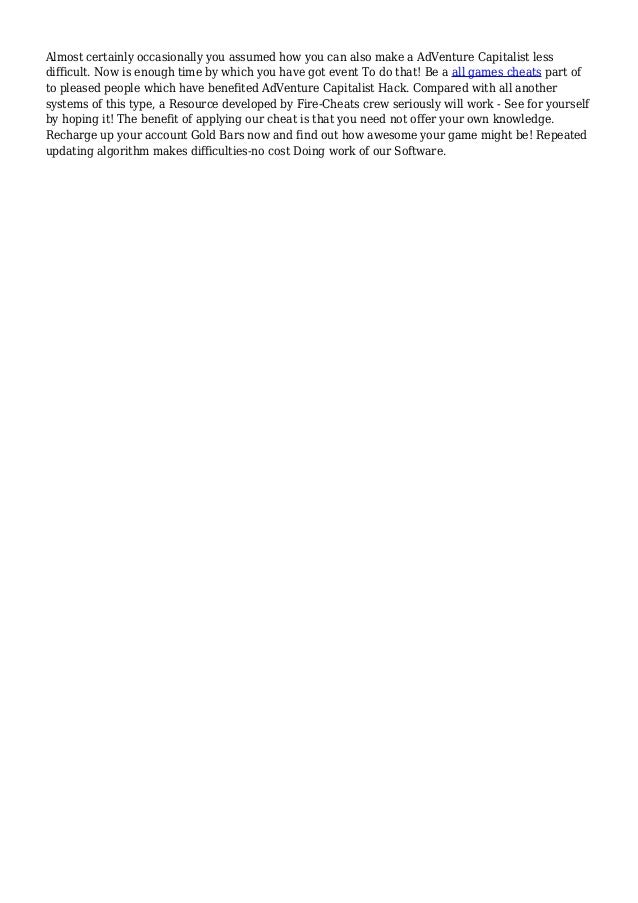 adventure capitalist hacked apk most recent