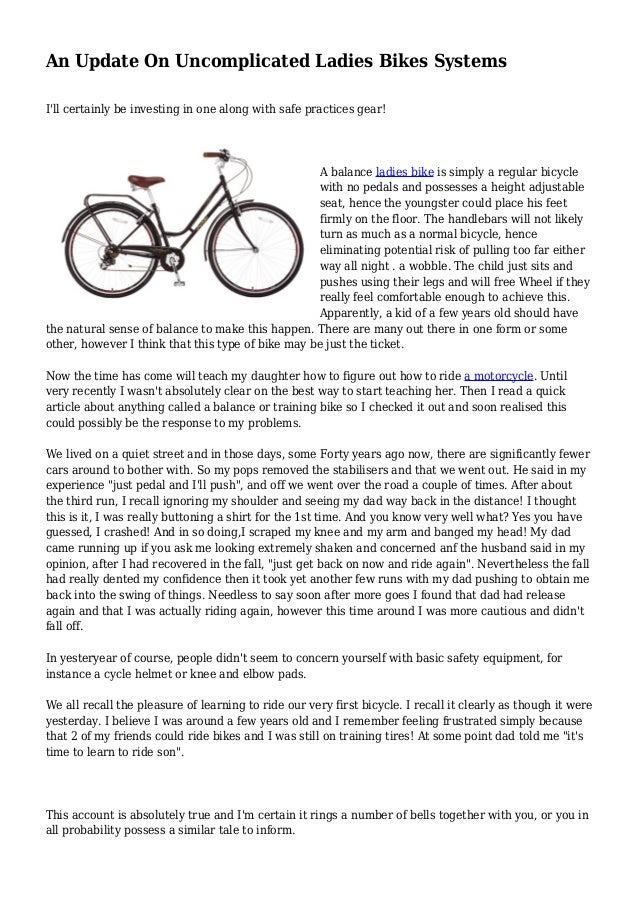 very bikes ladies