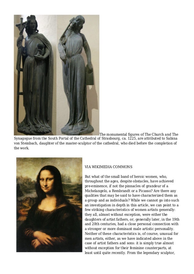 Why Have There Been No Great Women Artists?