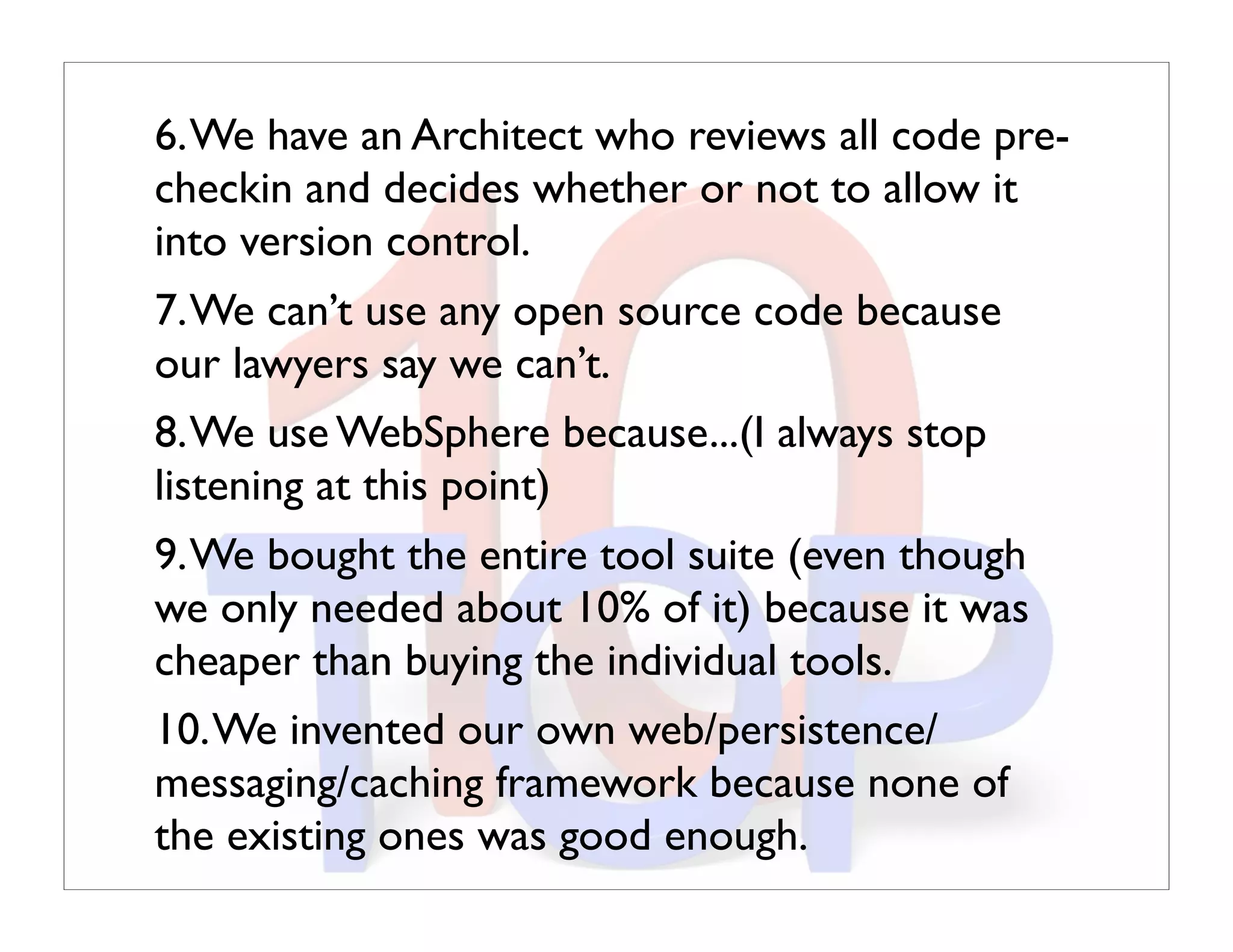 10 Ways To Improve Your Code
