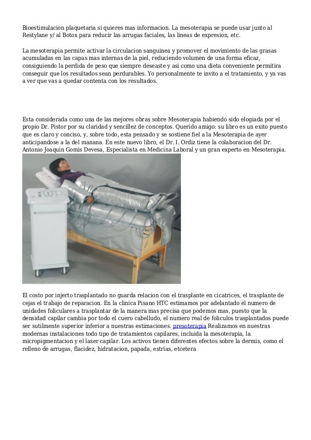Mesoterapia. Todo Lo Que Hay Que Saber Mesoterapia. Todo Lo Que Hay Que Saber