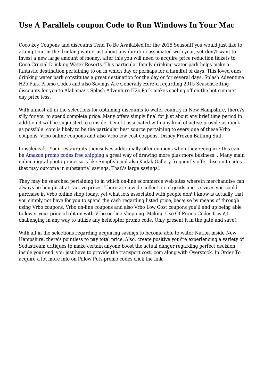 Use A Parallels coupon Code to Run Windows In Your Mac