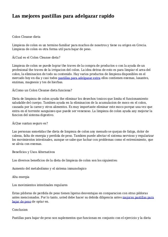 Causas por bajar de peso rapido photo 2