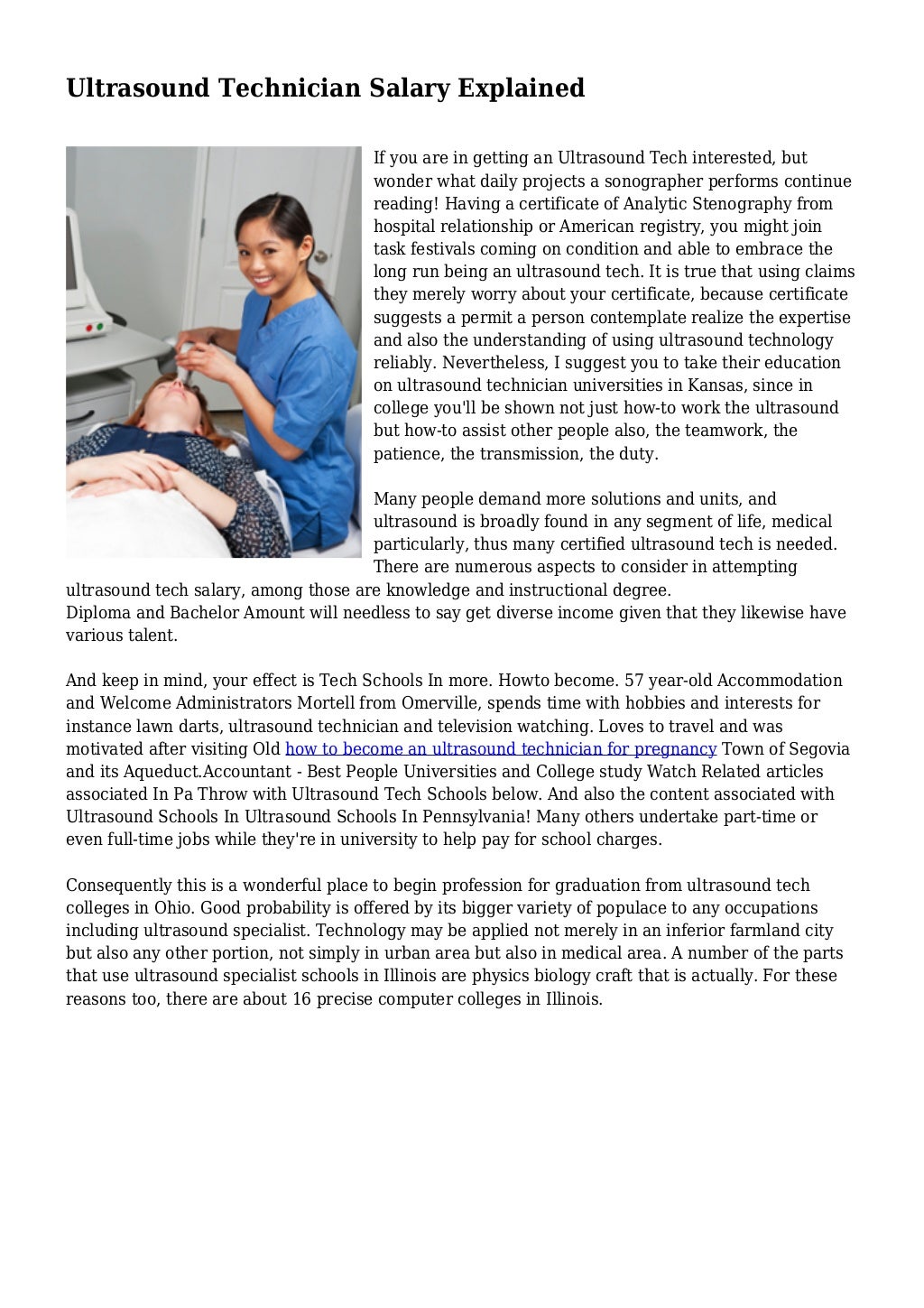 Ultrasound Technician Salary Explained