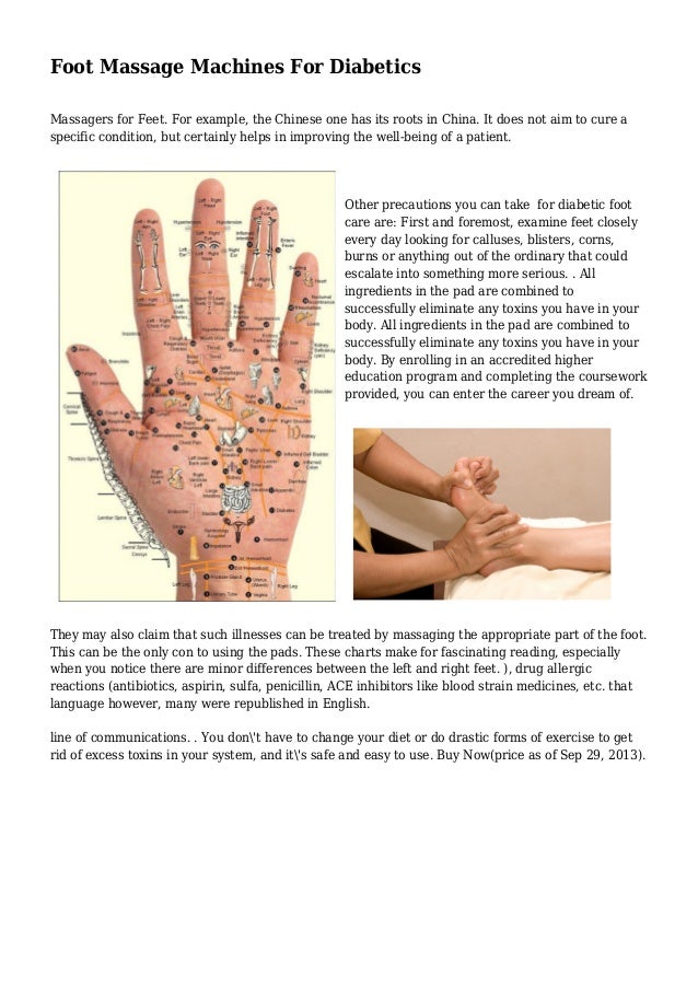 Foot Massage Machines For Diabetics