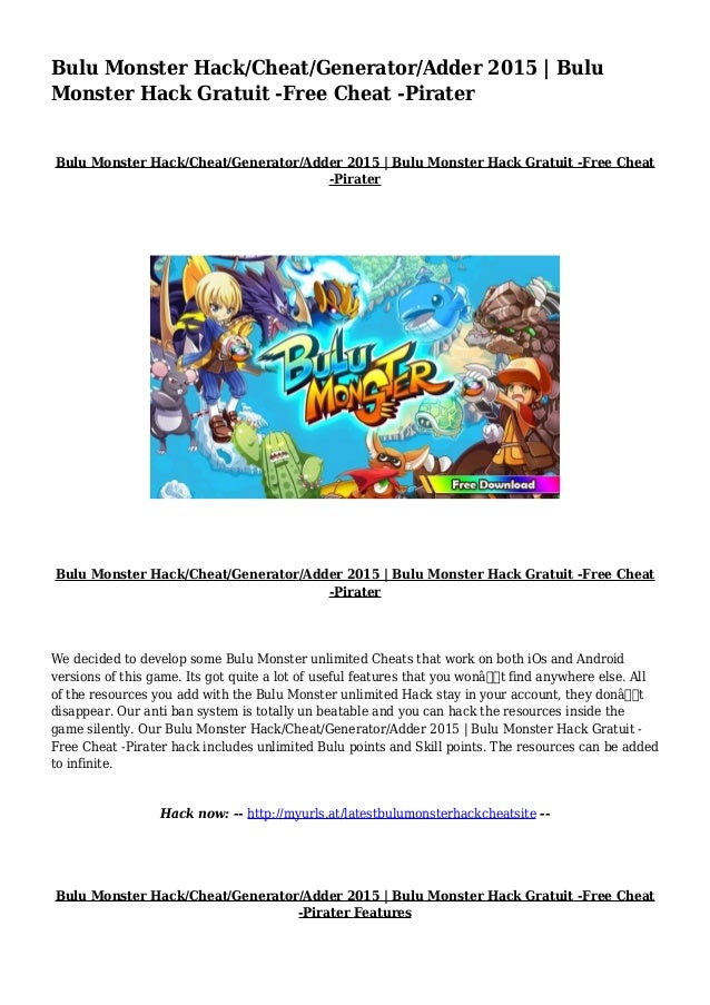 bulu monster hack tool bulu monster hack tool