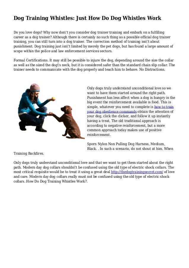 dog training whistles just how do dog whistles work how a dog whistle works
