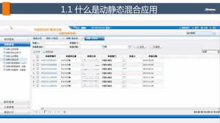 1.1  什么是动静态混合应用  
 