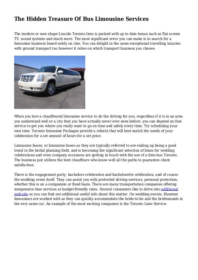 business plan for limousine service