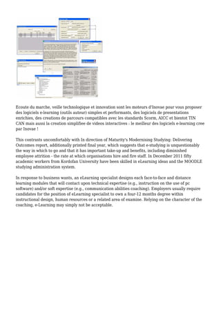 ELearning Specialist Job Description | PDF