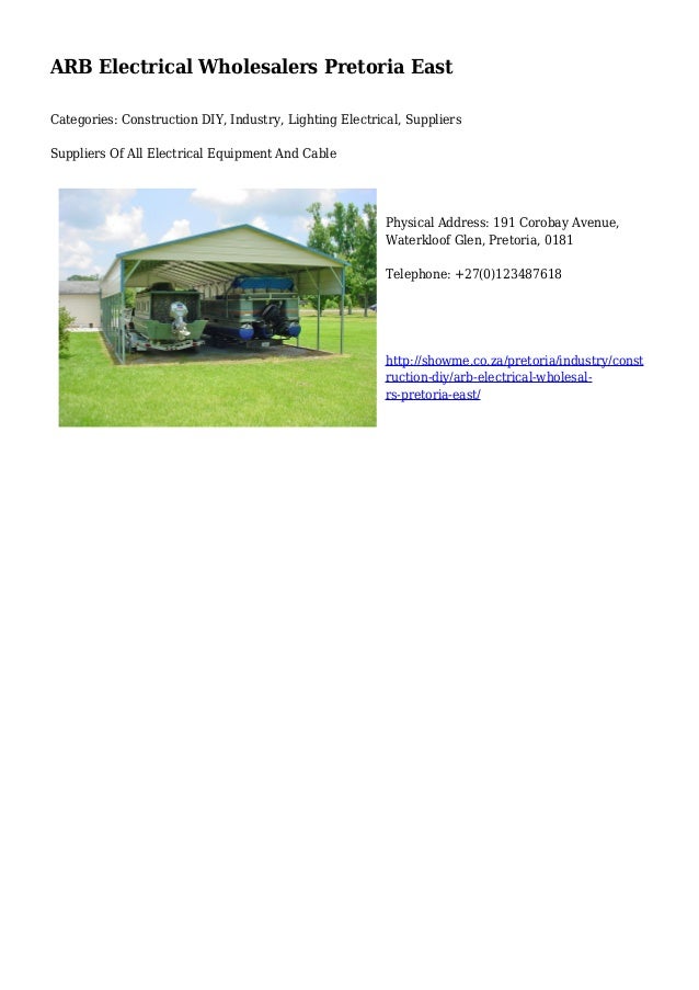 ARB Electrical Wholesalers Pretoria East