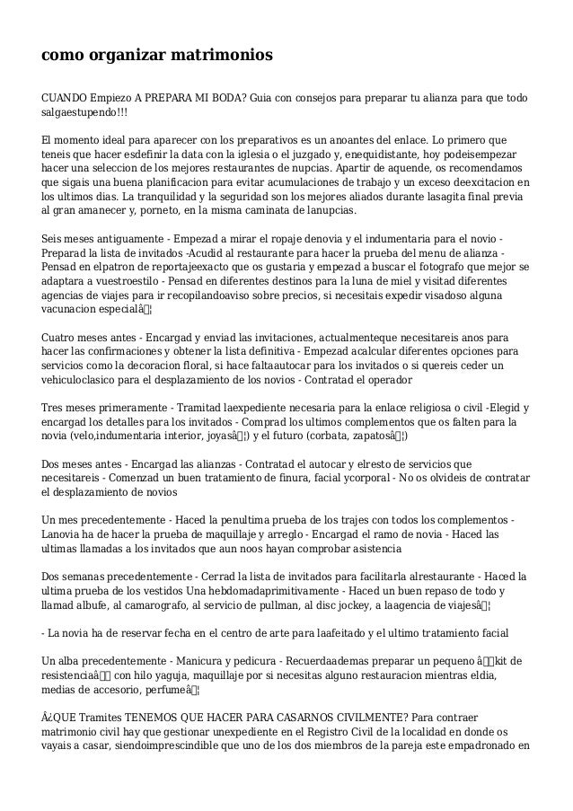 Como Organizar Una Boda 10 Pasos A Seguir Diario De Una Novia