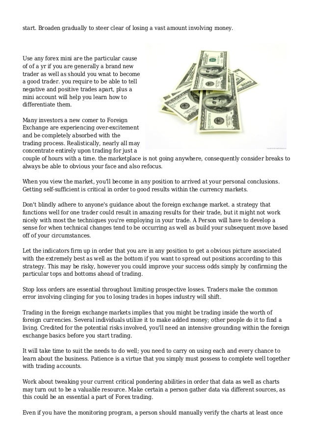 Forex trading tips for today