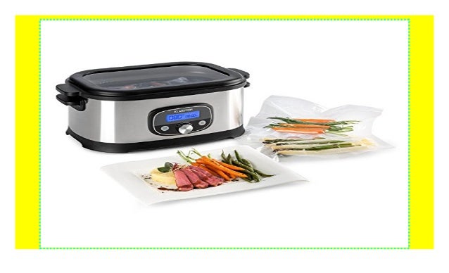 Klarstein Jacuzzi Sous Vide Garer Schongarer Vakuumgarer 6l