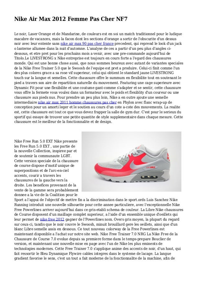 nike air max 2012 pas cher