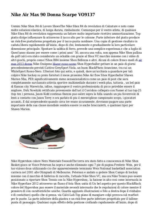 scarpe nike air max 90 donna