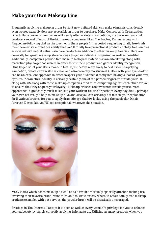 Line create your own makeup chicago jersey Companies line makeup your create own online zara