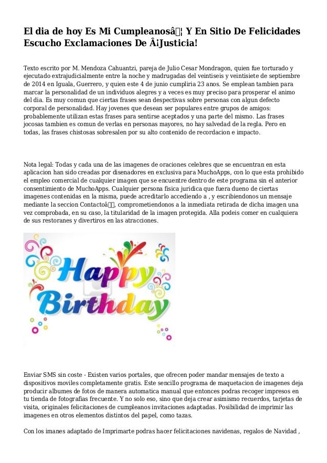 Mensajes De Feliz Cumpleaños Originales 300 Frases2019