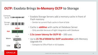 Exadata architecture and internals presentation | PPT