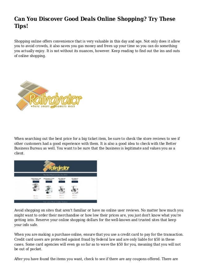 Can You Discover Good Deals Online Shopping Try These Tips Can You Discover Good Deals Online Shopping Try These Tips
