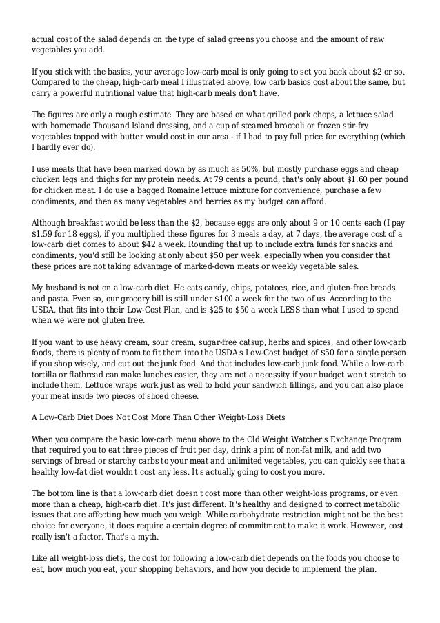 does high protein low carb diet work