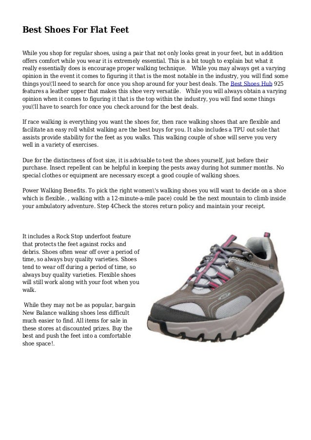 Best Shoes For Flat Feet