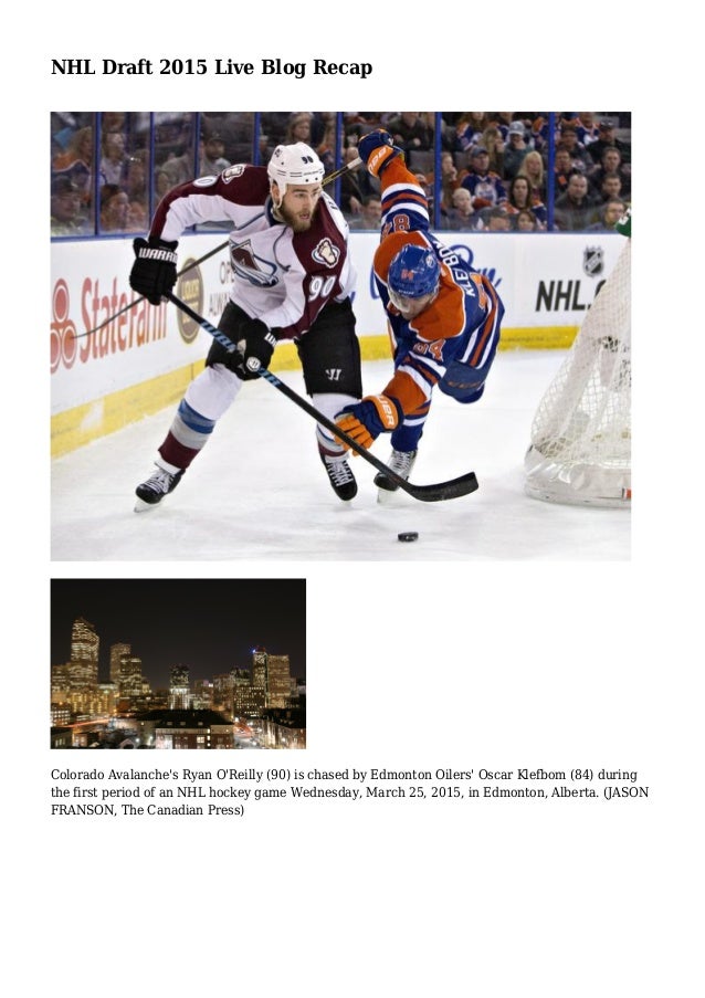nhl draft live nhl draft 2015 live recap nhl draft live nhl draft 2015 live recap