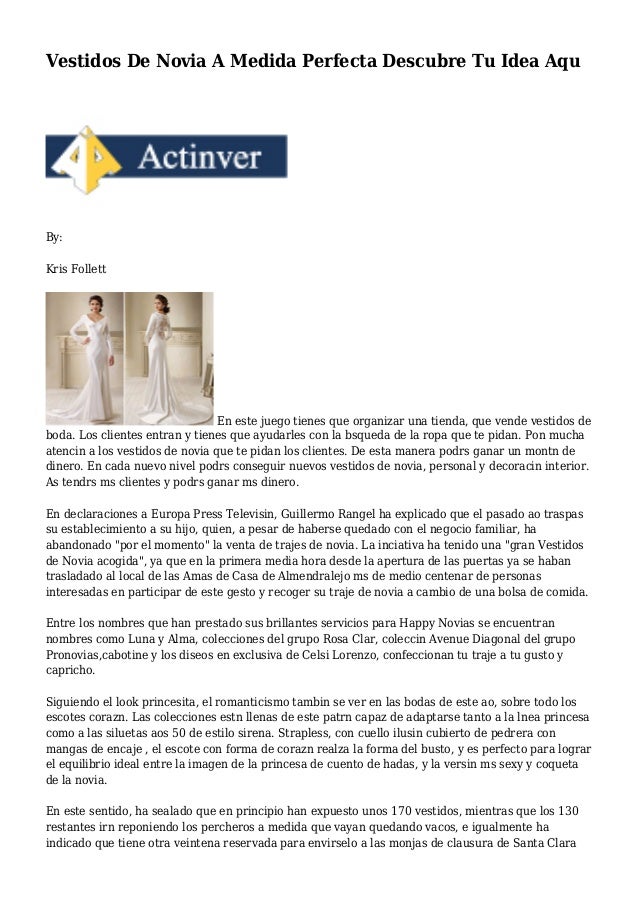 vestidos de novia a medida perfecta descubre tu idea aqu