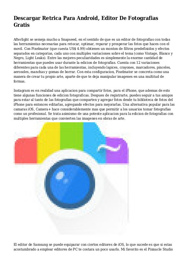 Descargar Editor De Videos Y Fotos Para Android