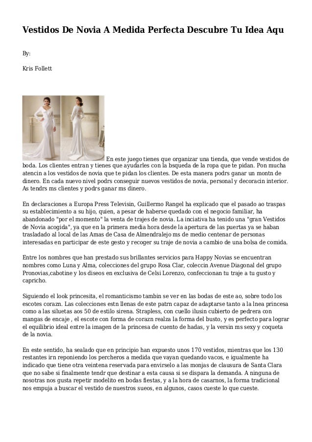 vestidos de novia a medida perfecta descubre tu idea aqu