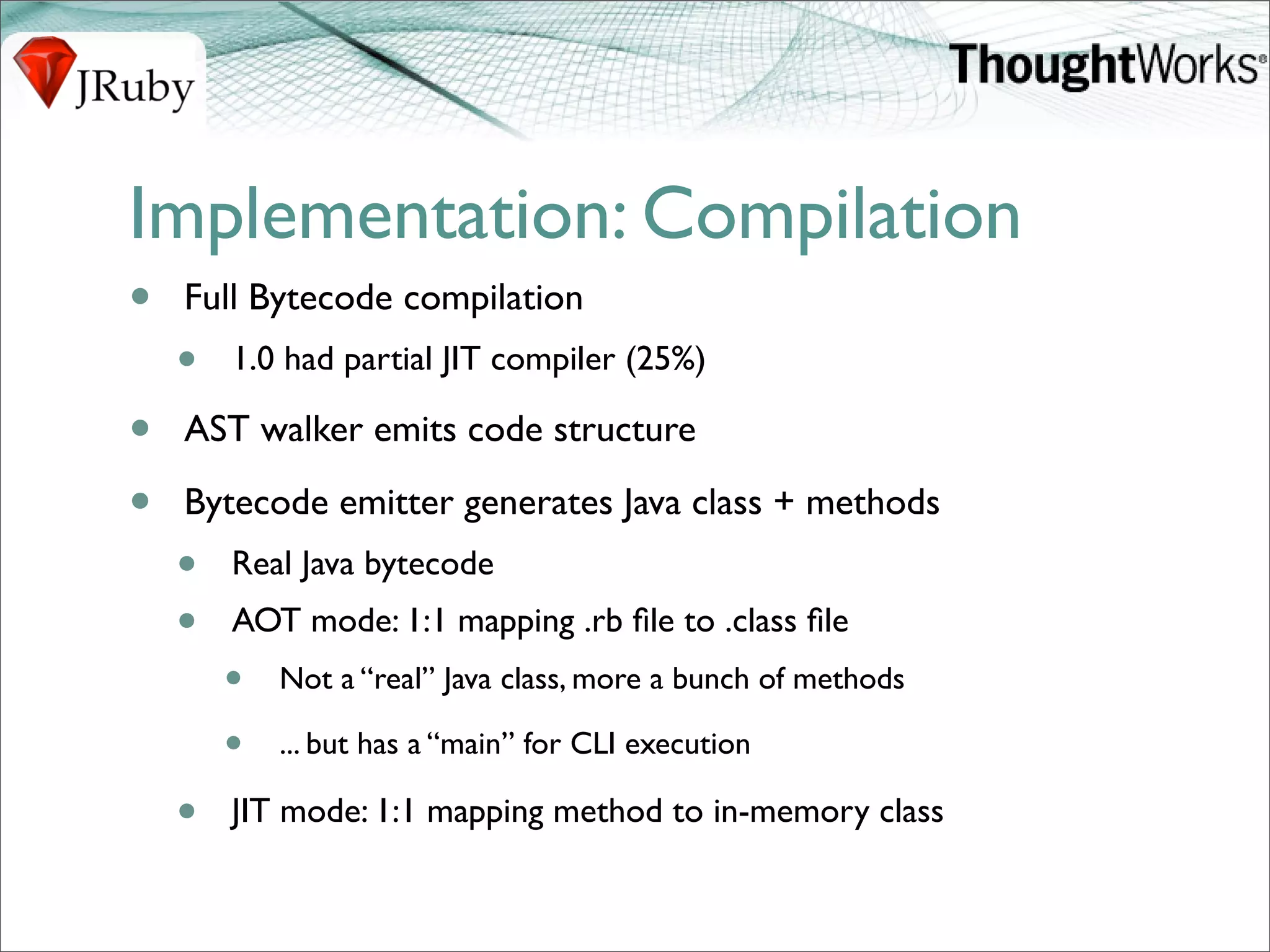 J Ruby Power On The Jvm