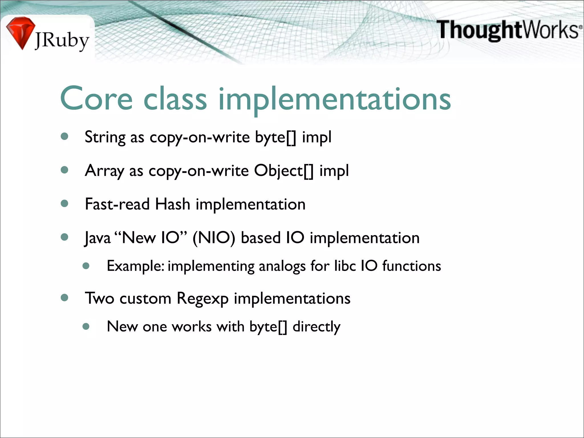 J Ruby Power On The Jvm