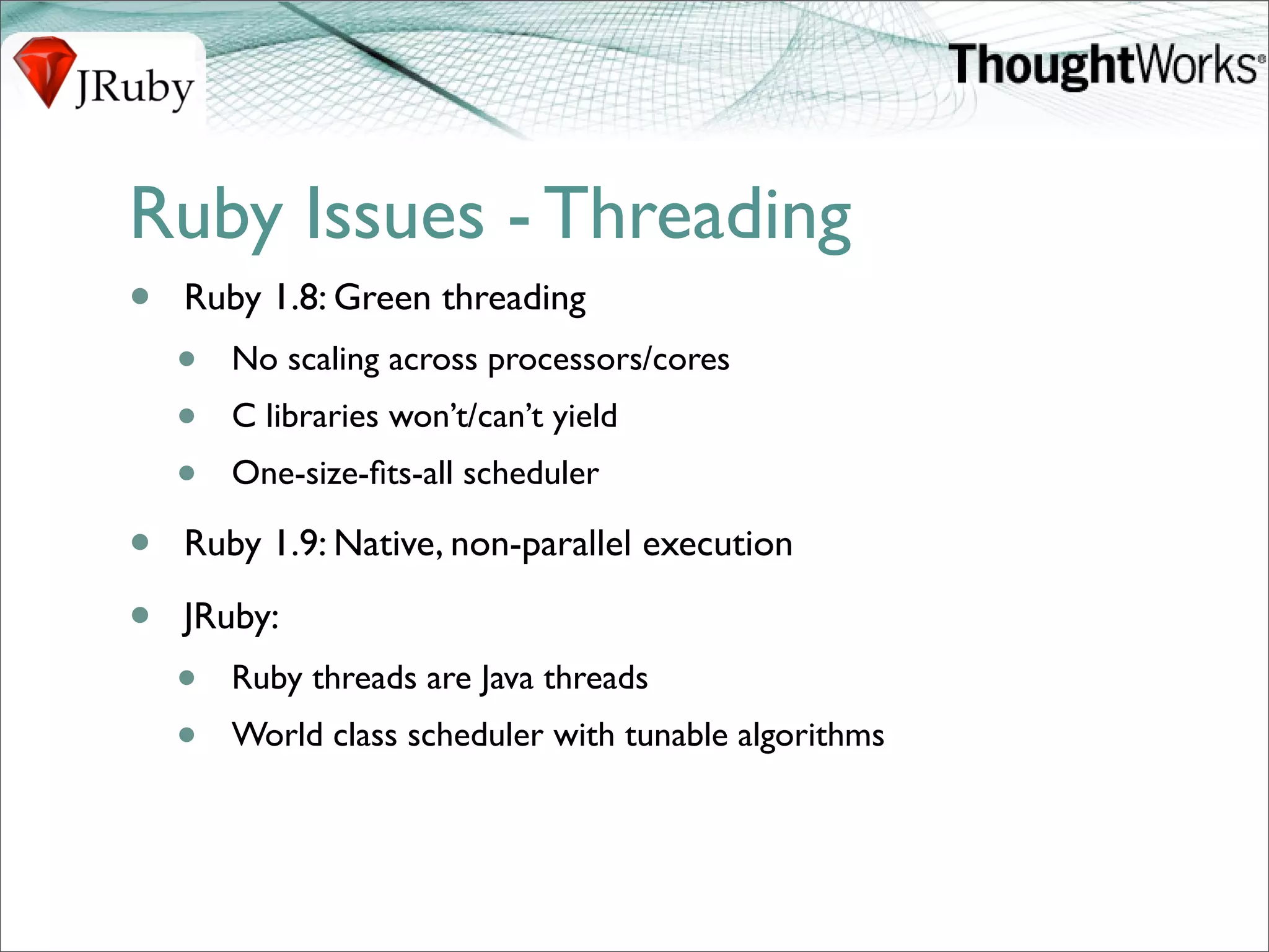 J Ruby Power On The Jvm